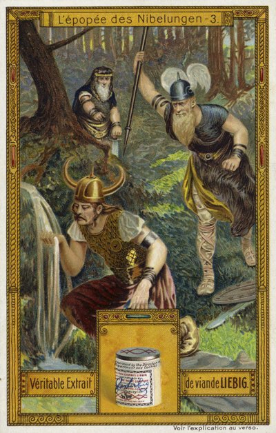 Nibelungenlied से दृश्य द्वारा यूरोपीय स्कूल
