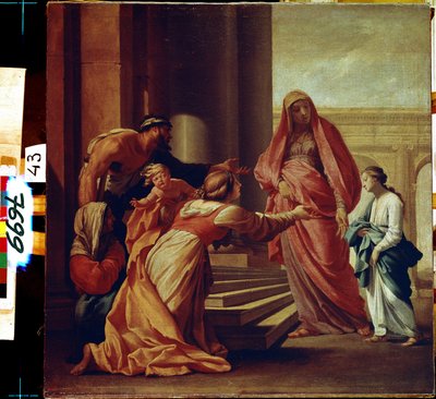 द प्रेजेंटेशन ऑफ द धन्य वर्जिन मैरी द्वारा Eustache Le Sueur