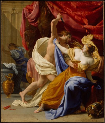इमली का बलात्कार, c.1640 (कैनवास पर तेल) द्वारा Eustache Le Sueur