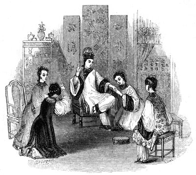 1847 की दुल्हन के साथ रोते हुए चीनी युवती द्वारा इवांस