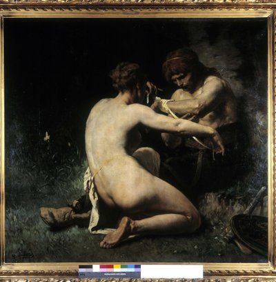 गॉल्स हर्ट्स (कैनवास पर तेल) द्वारा Evariste Vital Luminais