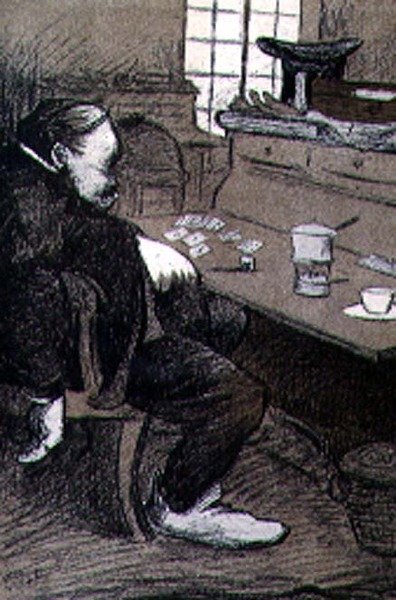 JGR द्वारा 'L'Assiette Au Beurre' पब से उकेरा गया कार्य। अगस्त 1902 (लिथो) द्वारा ईव कैडल