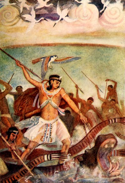 होरस इन बैटल, 1915। द्वारा एवलिन पॉल