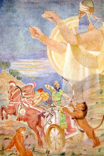 निनिब द्वारा निर्देशित टिग्लथ-पिलेसर I, 1916। द्वारा एवलिन पॉल