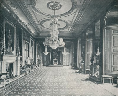 सिंहासन कक्ष, विंडसर कैसल, c1899, 1901 द्वारा आइरे और स्पोटिसवोड
