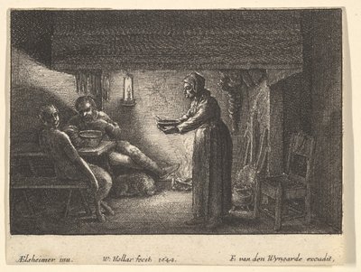 व्यंग्य और किसान, 1644। द्वारा एफ वैन डेन विंगार्डे