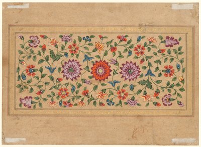 स्क्रॉलिंग फ्लोरल वाइन, 1755। द्वारा फ़ैज़ुल्लाहो