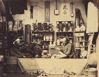 क्यूरियो शॉप, सी। 1865. द्वारा फेलिस बीटो
