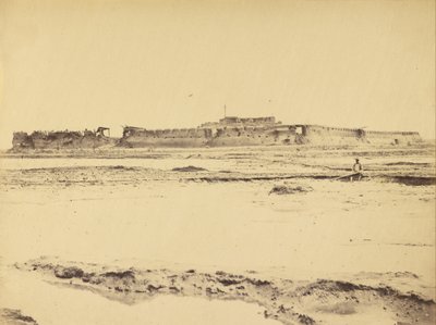 नॉर्थ फोर्ट पेइको नदी का बाहरी हिस्सा अंग्रेजी और फ्रेंच प्रवेश दिखा रहा है, 21 अगस्त, 1860 द्वारा फेलिस बीटो