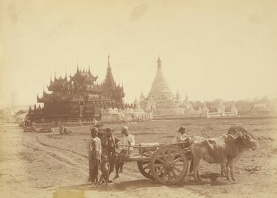 पैगोडा और कियांग राजा थिबॉ मिन के बॉडीगार्ड के कप्तान द्वारा निर्मित द्वारा फेलिस बीटो