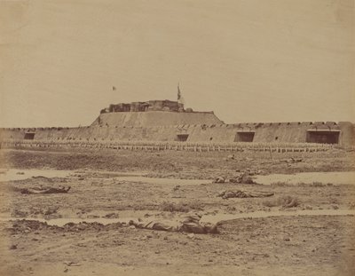 कब्जे के बाद उत्तरी किले का पिछला भाग, चीनी सेना की वापसी को दर्शाता हुआ, 21 अगस्त 1860 द्वारा फेलिस बीटो