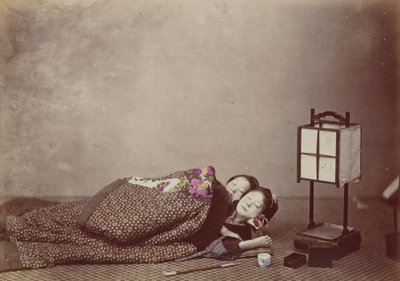 स्लीपिंग ब्यूटीज़, 1868। द्वारा फेलिस बीटो