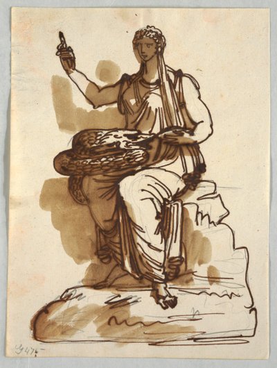 हाइजिया, रोम के गिउस्टिनियानी संग्रह में एक प्राचीन मूर्ति के बाद द्वारा फ़ेलिस गियानी