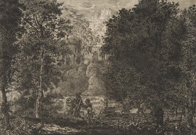 लौ आग के करीब है, लगभग 1853-5। द्वारा फेलिक्स ब्रैकक्मोंड