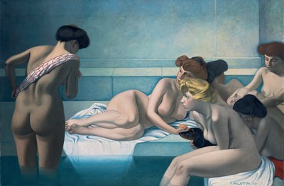 तुर्की स्नान द्वारा Felix Edouard Vallotton