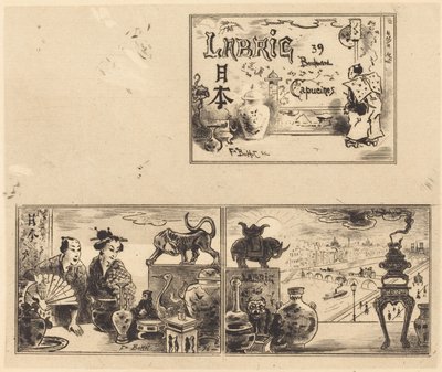 लैब्रिक का पता, 1876। द्वारा फेलिक्स हिलैरे बुहोट