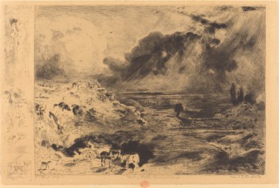 लोरेज द स्टॉर्म, 1879। द्वारा फेलिक्स हिलैरे बुहोट