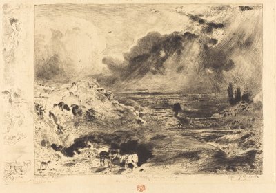लोरेज द स्टॉर्म, 1879। द्वारा फेलिक्स हिलैरे बुहोट