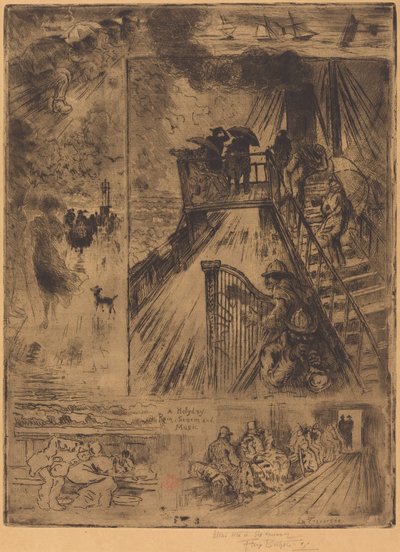 द पैसेज द पैसेज, 1879-1885। द्वारा फेलिक्स हिलैरे बुहोट