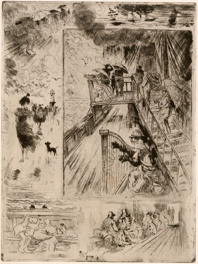 द पैसेज द पैसेज, 1879-1885। द्वारा फेलिक्स हिलैरे बुहोट