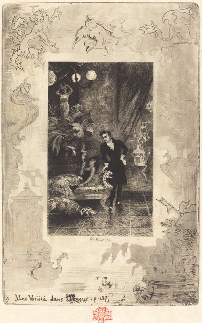 ए वैरायटी इन लव ए चेंज ऑफ हार्ट, 18791880। द्वारा फेलिक्स हिलैरे बुहोट