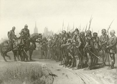 राजा हेनरी चतुर्थ का पहला भाग। अधिनियम IV, दृश्य II (गुरुत्वाकर्षण) द्वारा फेलिक्स ऑक्टेवियस कार डारले