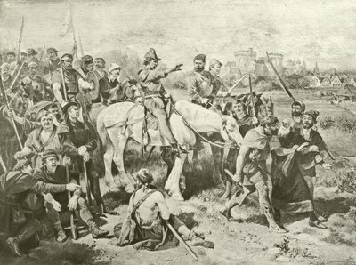 दूसरा भाग हेनरी VI। अधिनियम IV, दृश्य VII (गुरुत्वाकर्षण) द्वारा फेलिक्स ऑक्टेवियस कार डारले