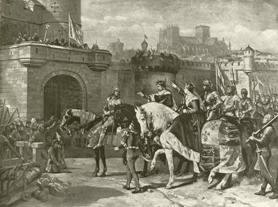 हेनरी VI का तीसरा भाग। अधिनियम II, दृश्य II (गुरुत्वाकर्षण) द्वारा फेलिक्स ऑक्टेवियस कार डारले