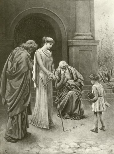 टाइटस क्रॉनिकस। अधिनियम IV- दृश्य I (गुरुत्वाकर्षण) द्वारा फेलिक्स ऑक्टेवियस कार डारले