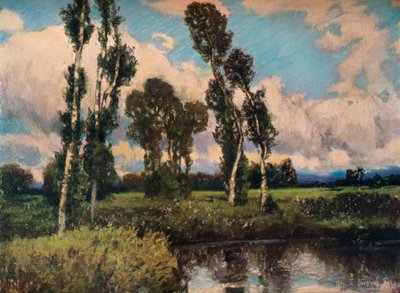 द पोपलर, c1910 द्वारा फर्डिनेंड एंगेलमुलर