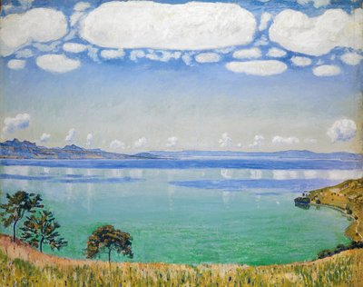 जिनेवा झील, Chexbres से देखा द्वारा Ferdinand Hodler