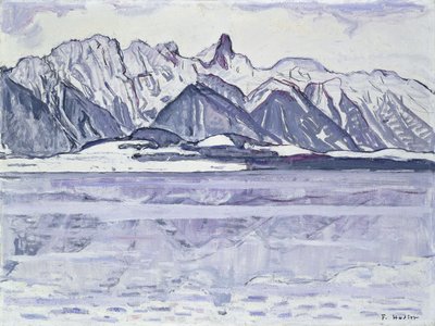 स्टॉकहॉर्न बर्फ से ढंका हुआ, 1913-1914 द्वारा फर्डिनेंड होडलर