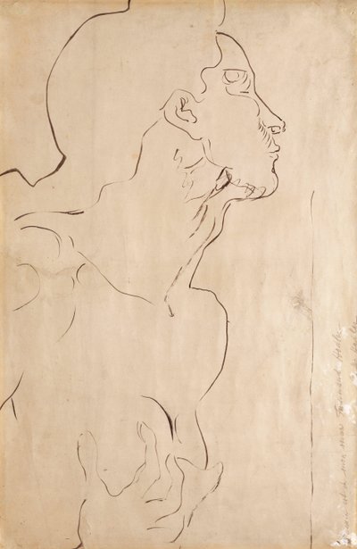 "फीलिंग आई" के लिए अध्ययन, 1901 द्वारा फर्डिनेंड होडलर