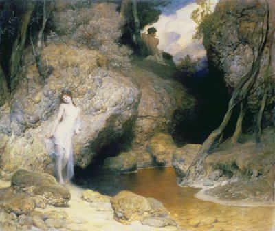 द म्यूज़ ऑफ द फॉन, 1910 द्वारा Ferdinand Keller