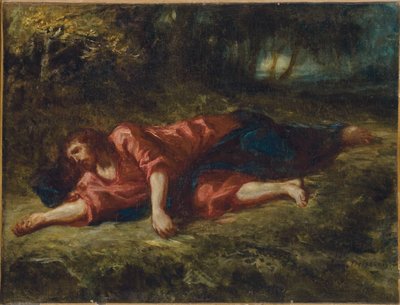 द एगनी इन द गार्डन, c.1849 द्वारा फर्डिनेंड विक्टर यूजीन डेलाक्रोइक्स