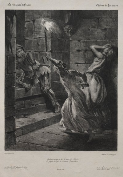 1829 की ड्यूगसक्लिन की बहन। द्वारा फर्डिनेंड विक्टर यूजीन डेलाक्रोइक्स