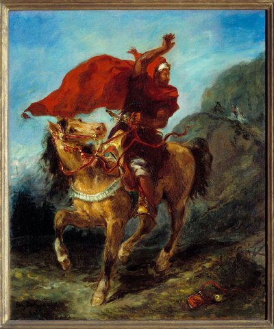 संकेत। यूजीन डेलाक्रोइक्स द्वारा पेंटिंग (1798-1863) द्वारा फर्डिनेंड विक्टर यूजीन डेलाक्रोइक्स