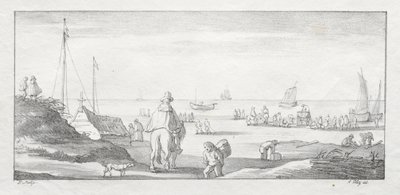 एक डच शोर के साथ, 1811-1816। द्वारा फर्डिनेंड द एल्डर पायलट
