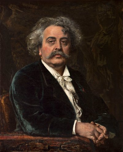 पियरे कैरिएर-बेलेयूज़ का पोर्ट्रेट 1851-1933। द्वारा फर्नांड कोरमन