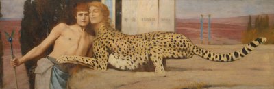 कारेसेस, 1896 द्वारा Fernand Khnopff