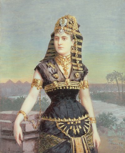 लेडी पेजेट (श्रीमती आर्थर हेनरी पेजेट) 1891 द्वारा फर्नांड पायलेट