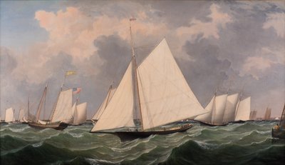 न्यूयॉर्क यॉट क्लब रेगाटा, 1856 द्वारा Fitz Henry Lane