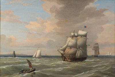 जहाजों को छोड़ बोस्टन बोस्टन, 1847 द्वारा Fitz Henry Lane