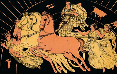 द हॉर्स ऑफ़ द मॉर्निंग, 1880 द्वारा Flaxman