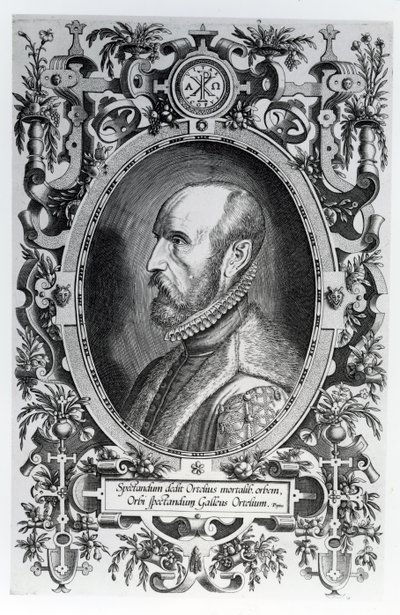 अब्राहम, एटलस के frontispiece, 1579 द्वारा फ्लेमिश स्कूल