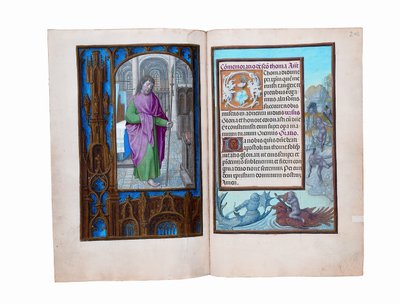 रोथ्सचाइल्ड बुक ऑफ़ आवर्स, गेन्ट या ब्रुग्स के फोलियो, c.1505 द्वारा फ्लेमिश स्कूल