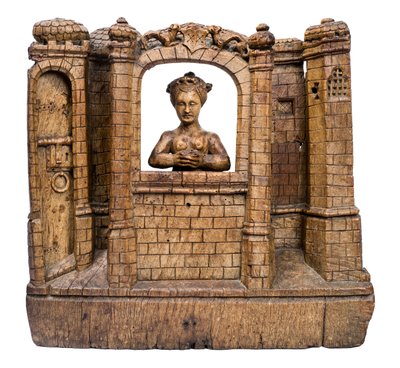 सेंट बारबरा अपने टॉवर में, c.1500 द्वारा फ्लेमिश स्कूल