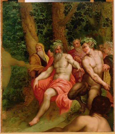 मिडास का निर्णय, c.1615 द्वारा फ्लेमिश स्कूल
