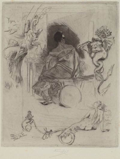 द लास्ट माजा, 1880। द्वारा फेलिसियन रोप्स