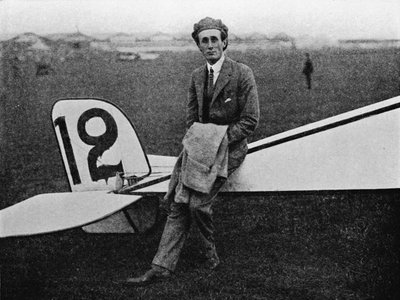 द एरियल डर्बी: लॉर्ड कारबेरी अपने मोरेन-सौलनीर मोनोप्लैन के साथ, 1914 1934 द्वारा उड़ान की तस्वीर